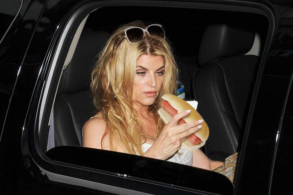 This entry was posted in Uncategorized and tagged Hot Dog Kirstie Alley